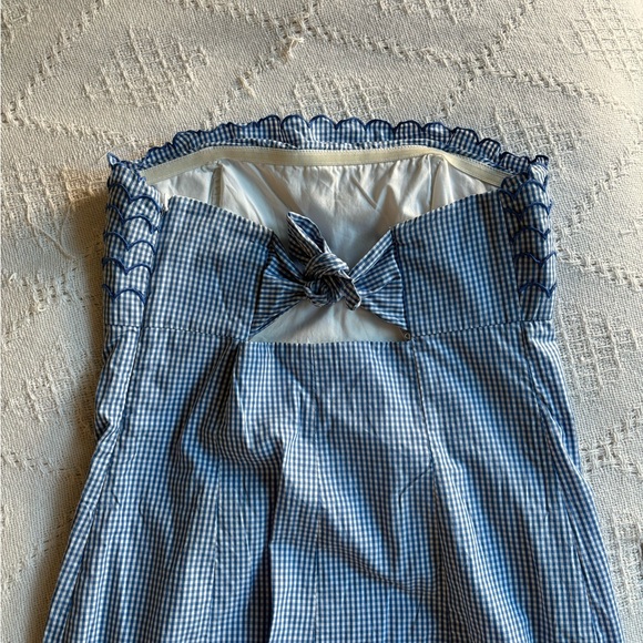 Lily Pulitzer Strapless Gingham Mini Dress - Picture 4 of 5